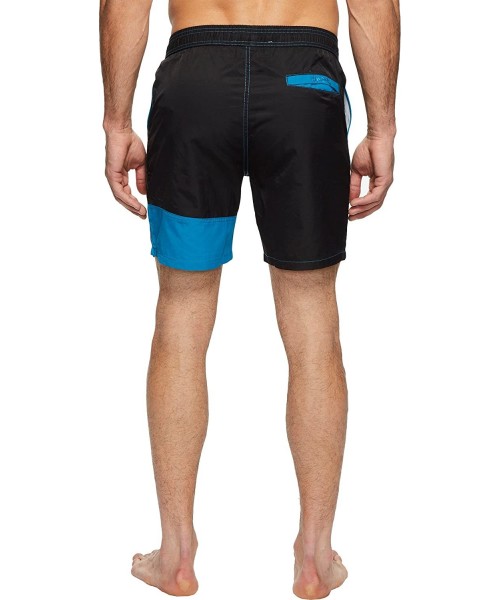 Trunks Men's Dale Solid Swim Trunks- Black- S - CZ185IMZ33Q