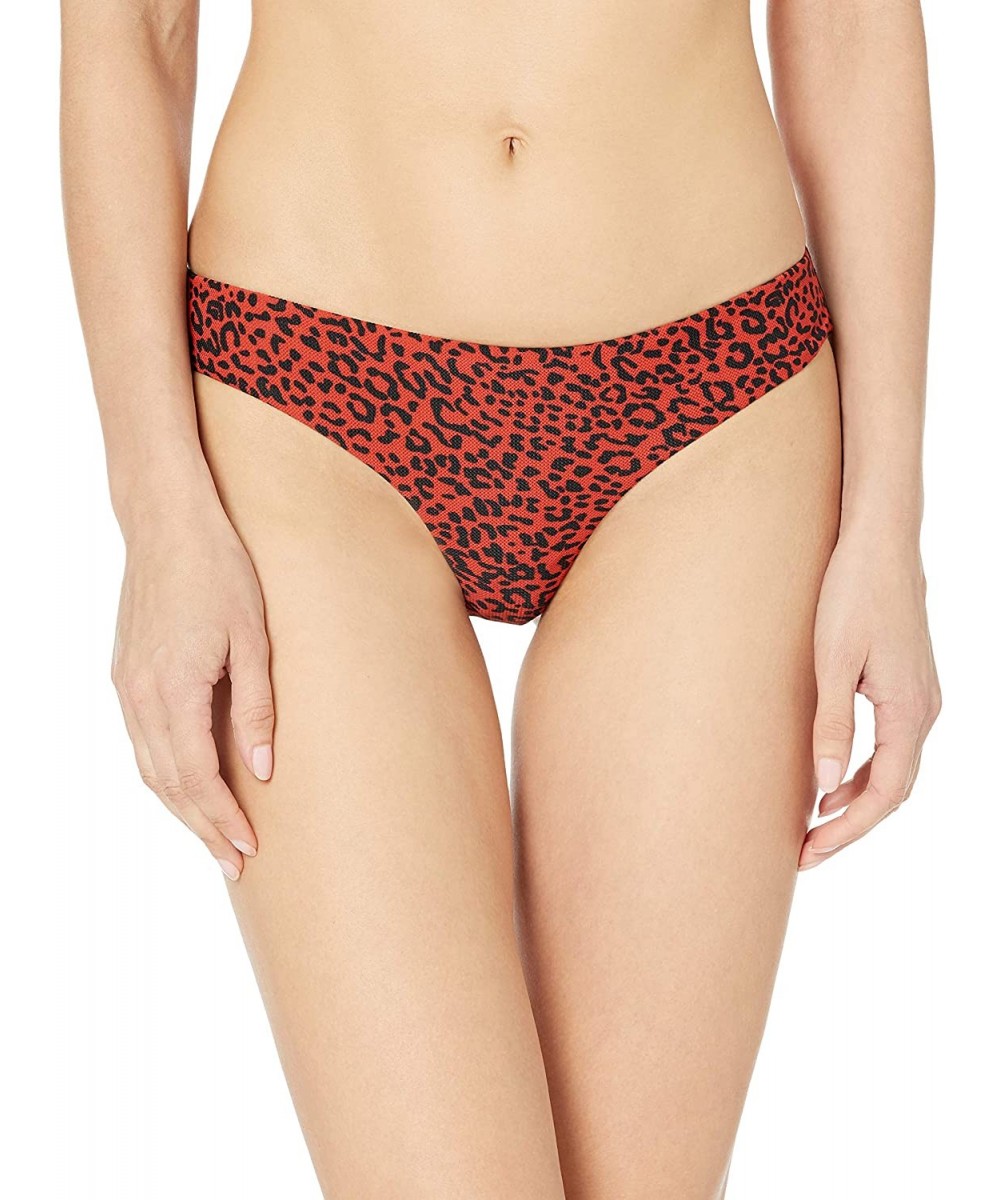 Tankinis Women's on The Spot Cheekini Bikini Bottom - Burnt Red - CW18KEM79I0