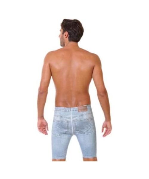 Racing Swim Denim Men's Athletic Swimwear | Swim Jammers for Men - CH18ZTA26OU