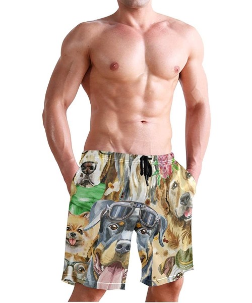 Board Shorts Men's Swim Trunks Quick Dry Beach Shorts-Boardshort with Pocket and Mesh Lining - Color11 - CH196GRTMK8