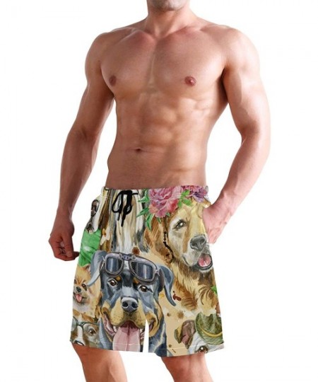 Board Shorts Men's Swim Trunks Quick Dry Beach Shorts-Boardshort with Pocket and Mesh Lining - Color11 - CH196GRTMK8