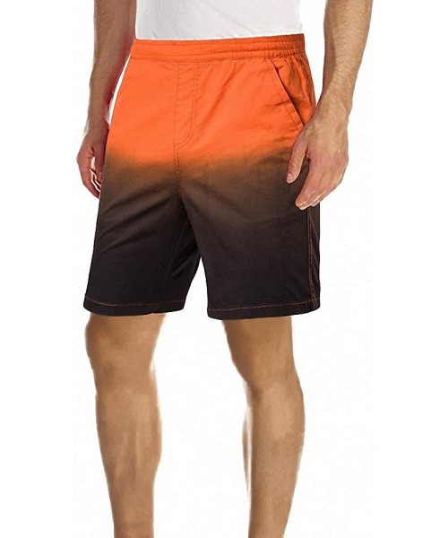 Board Shorts Beach Shorts Men Quick Dry Printing Draw String Elastic Waist Men - Style 5 - CK18UZXL3XZ