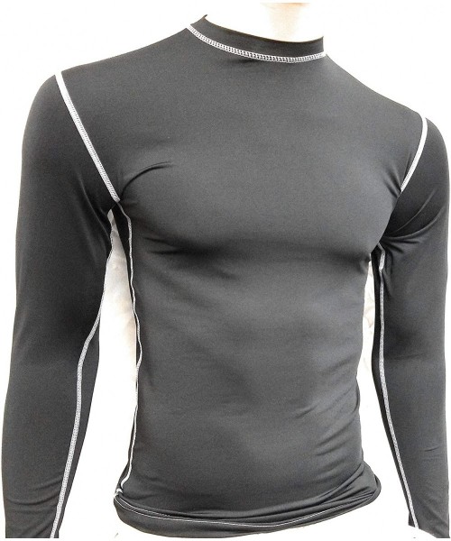 Rash Guards Rash Guard Color Black Full Sleeve Size L NO Logo Sparring Fitness Rash Guards Sports Wear Grappling- Kickboxing ...