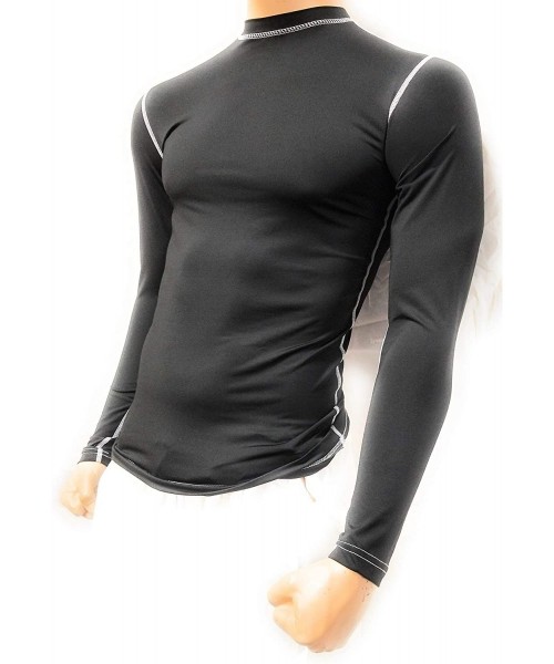 Rash Guards Rash Guard Color Black Full Sleeve Size L NO Logo Sparring Fitness Rash Guards Sports Wear Grappling- Kickboxing ...