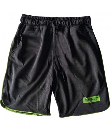 Trunks Men's Swim Trunks Quick Dry Pulling Rope Slim Fit Swimming Shorts Beach Swimwear Bathing Suits - Zzzz-a-green - C319CK...