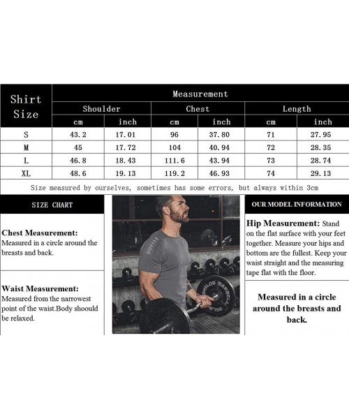 Rash Guards Men's Short Sleeve Shirt Quick Dry T-Shirt Running Workout Shirts - Dark Blue - C9194A3GLRL