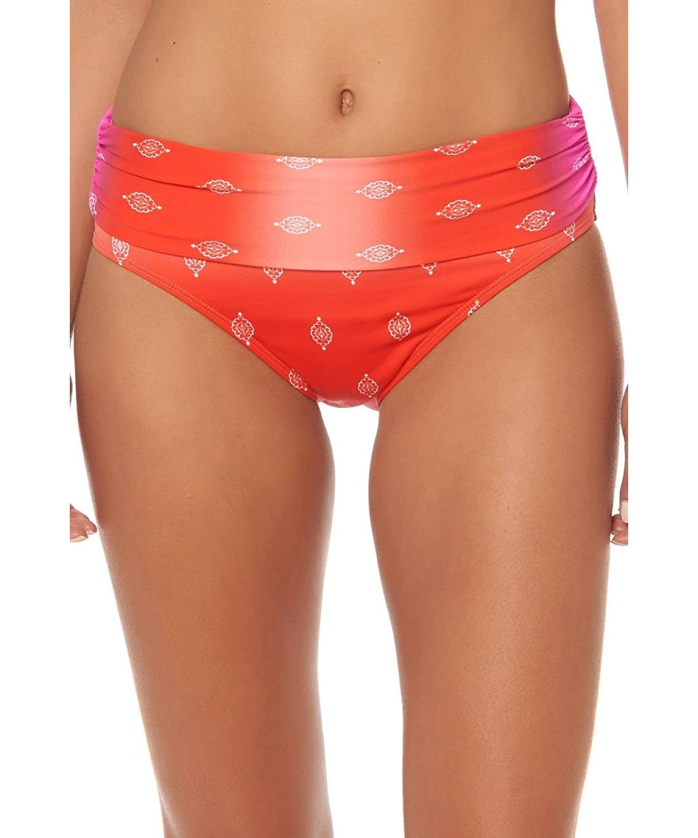 Bottoms Women's Passage to India Midster Bikini Bottom - Poppy - CK12O7V2HTA