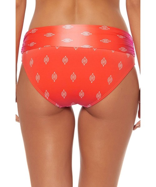 Bottoms Women's Passage to India Midster Bikini Bottom - Poppy - CK12O7V2HTA