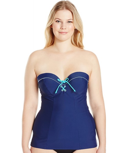 Tankinis Women's Set Sail Tankini - Indigo Mix - CZ12N5Q88EO