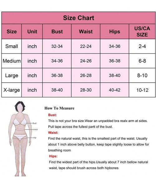 Sets Women's Sexy Push up Padded Bandage Bandeau Bikini Two Piece Set Swimsuit - Rose / Wireless - CX18RONYOY3