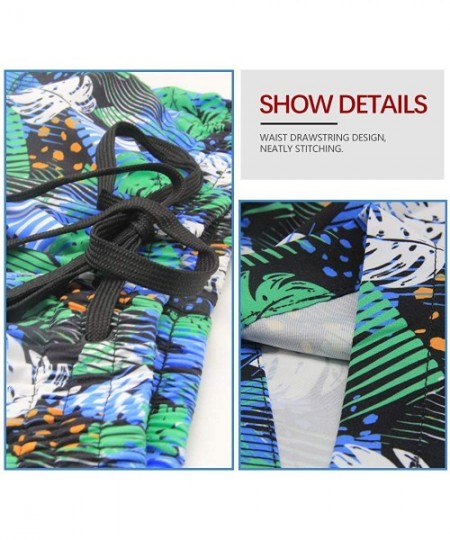 Board Shorts Men's Board Shorts Quick Dry Swim Trunks Lightweight Sportswear - Rainforest - CA18O3MWYGA