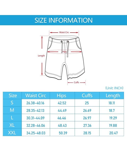 Board Shorts Men's Board Shorts Quick Dry Swim Trunks Lightweight Sportswear - Rainforest - CA18O3MWYGA