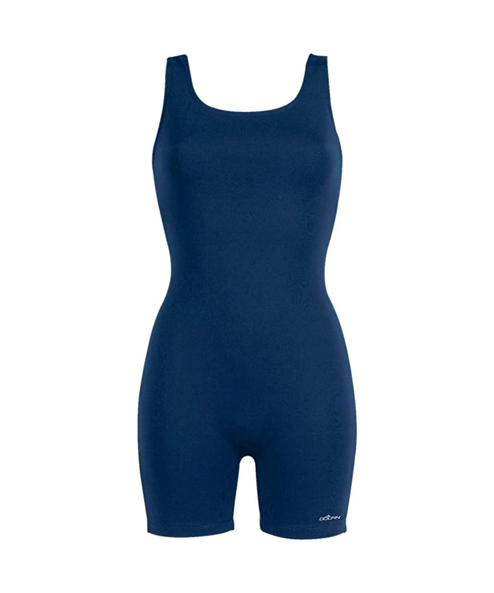 Racing Women's Aquashape Solid Aquatard - Navy - C511380PVMX