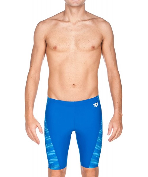 Racing Mens Mimetic Jammer Swimsuit - Royal/Multi - C8182LW4QRK