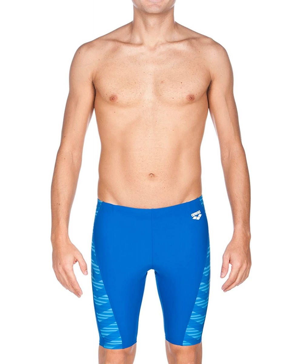 Racing Mens Mimetic Jammer Swimsuit - Royal/Multi - C8182LW4QRK