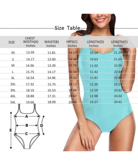 Racing Personalized Custom Photo Face Boyfriend Women One Piece Swimsuits Athletic Training Swimsuits Swimwear Bathing Suits ...