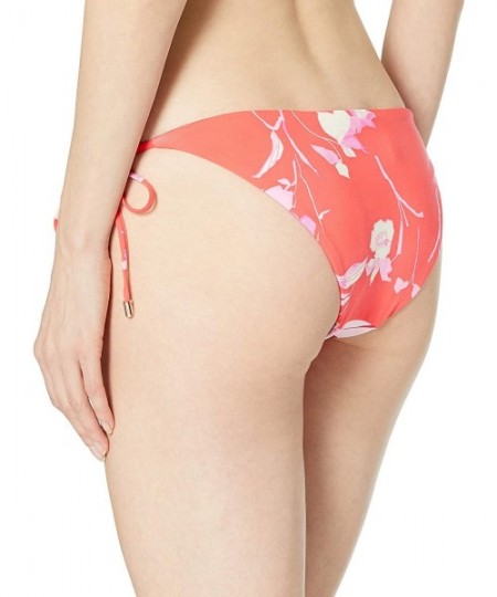 Bottoms Women's Moderate Coverage Bikini Bottom - Lovers Pink Floral - CE18YH8LDUY