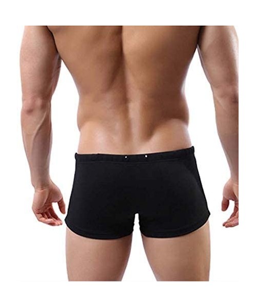 Briefs Mens Swim Brief Trunks Square Leg Boxer Swimwear Shorts Quick Dry Swim Briefs Nylon Swimming Trunks Surf Board for Men...