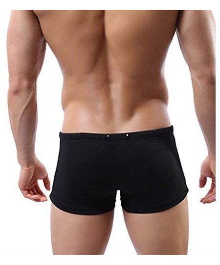 Briefs Mens Swim Brief Trunks Square Leg Boxer Swimwear Shorts Quick Dry Swim Briefs Nylon Swimming Trunks Surf Board for Men...