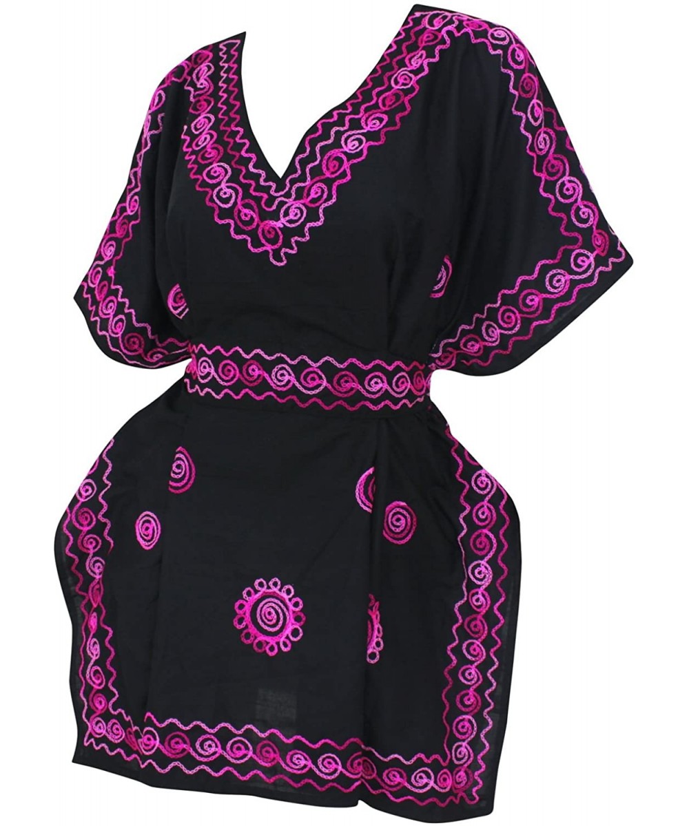 Cover-Ups Women's Plus Size Beach Dress Hawaiian Camp Party Loungewear Printed A - Halloween Black_e119 - CZ11RLHVRZJ