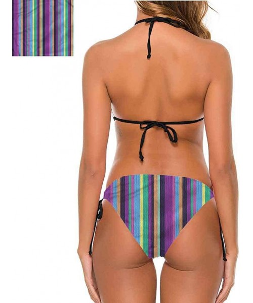 Bottoms Slimming Skirt Swimsuits Geometric- Abstract Pattern Very Unique and So Cute - Multi 07-two-piece Swimsuit - C419E7L2EON