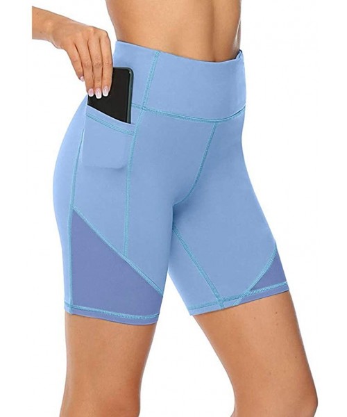 Cover-Ups Yoga Shorts for Women with Pockets High Waisted Tummy Control Workout Compression Running Athletic Bike Shorts Z1 b...