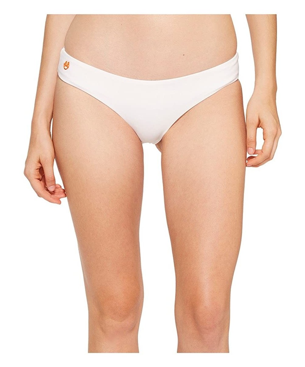 Tankinis Women's Reversible Sublime Cheeky Cut Bikini Bottom Swimsuit - White - CI17XWQKZT2