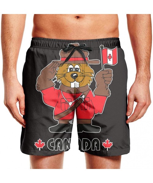 Board Shorts Men Canada Day Rock July 1st 2019 Swimming Trunks Beach Shorts Running Bathing Suit Shorts for Men Casual Boards...