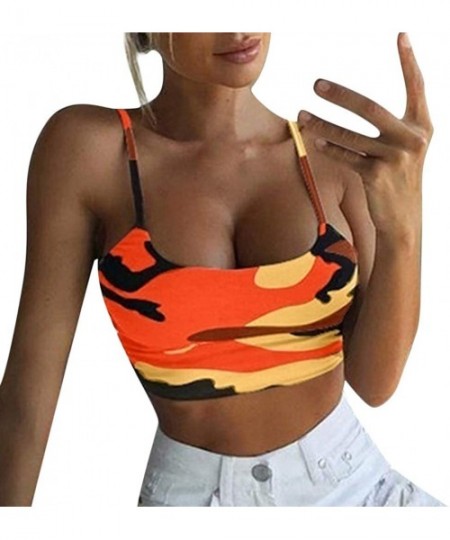 One-Pieces 2020 Summer Womens Camisole Sleeveless Striped Button Camis Spaghetti Strappy Bowknot Crop Tank Tops Vests 0406 Or...