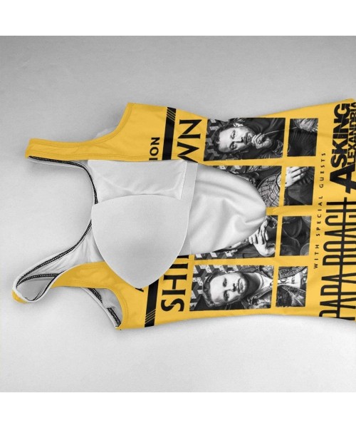 One-Pieces Moonder Womens Bikini Shinedown Rock Band Womens One Piece Swimsuits White - Shinedown Rock Band 1 - CC1996R0XSR