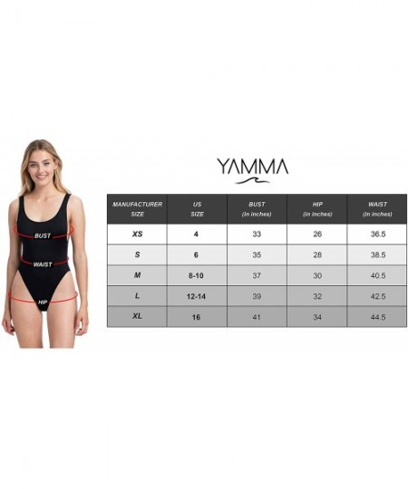 One-Pieces Women's Front Keyhole Cut-Out 1pc Swimsuit - Multi - CA18TOD85OD