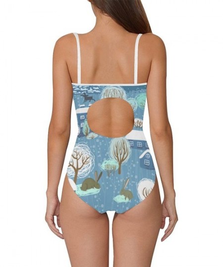 One-Pieces Unique Fashion Custom One Piece Swimsuit Swimwear Bathing Suit for Women Juniors (XS-3XL) - Multi 12 - C818G22REXX