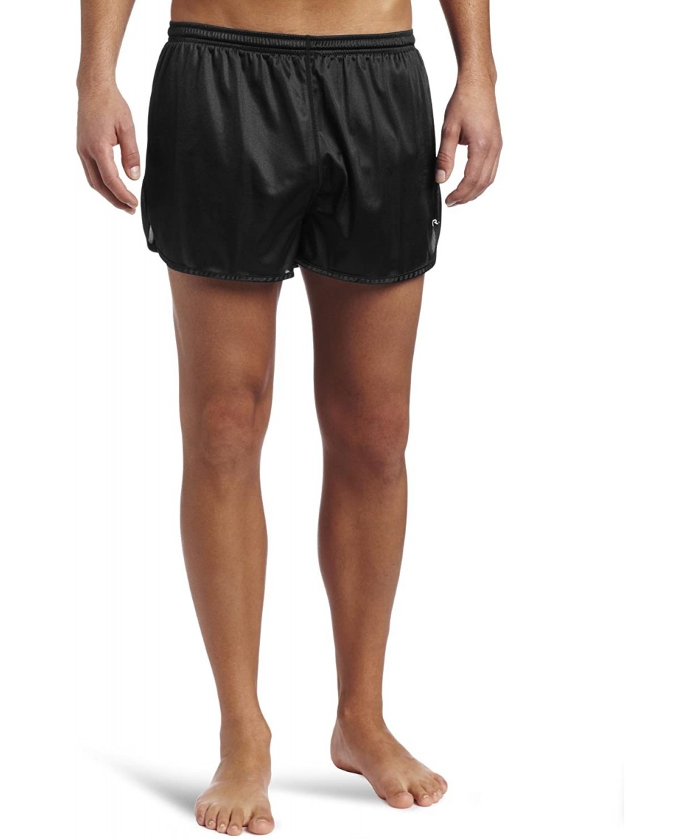 Racing Sport Men's Swim Short/Resistance Short Swim Suit - Black - C41117OX9KN