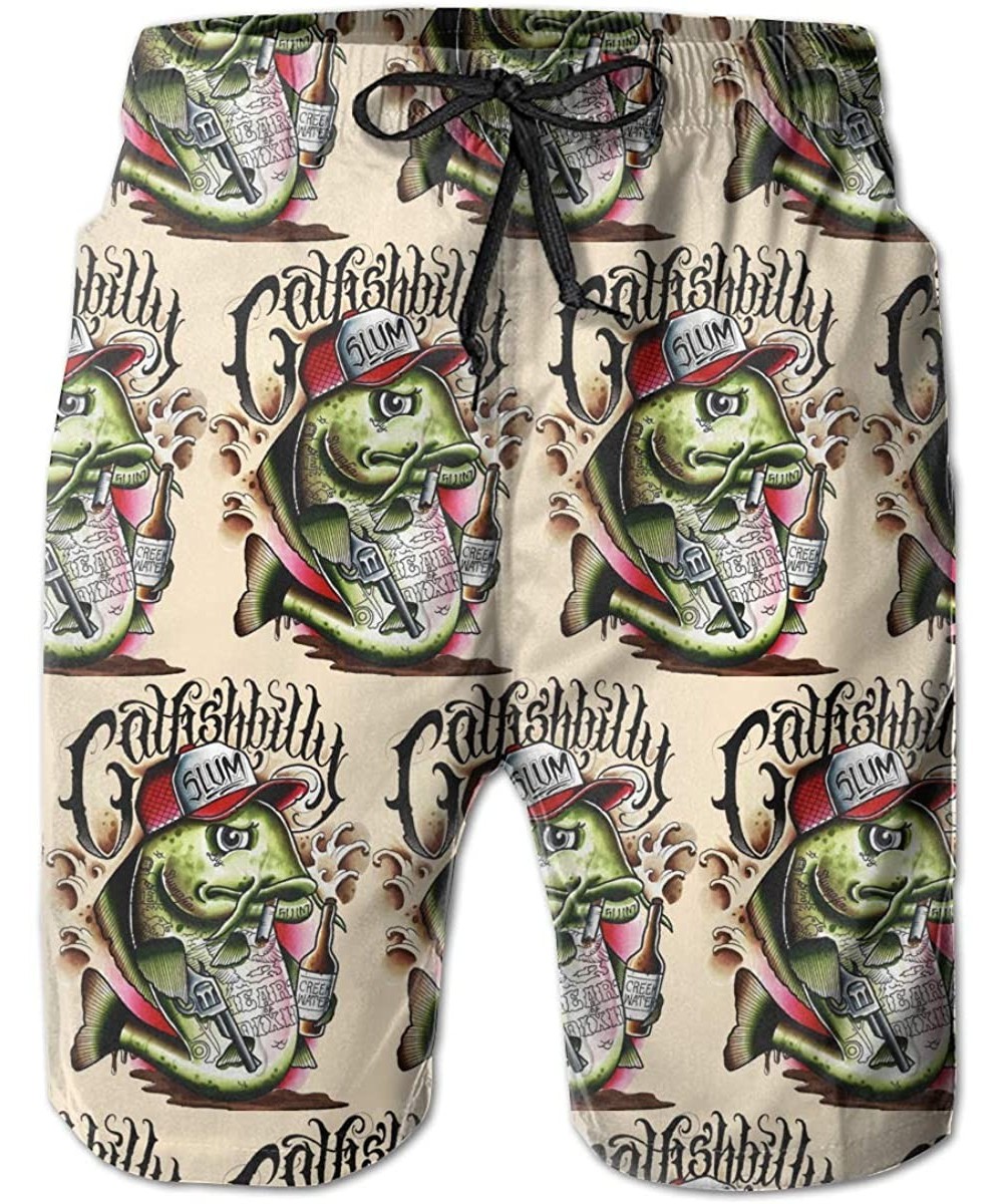 Trunks Yelawolf Posters Men's Swim Trunks and Workout Shorts Perfect Swimsuit or Athletic Shorts - Adults- Boys - CC19D43E9D8