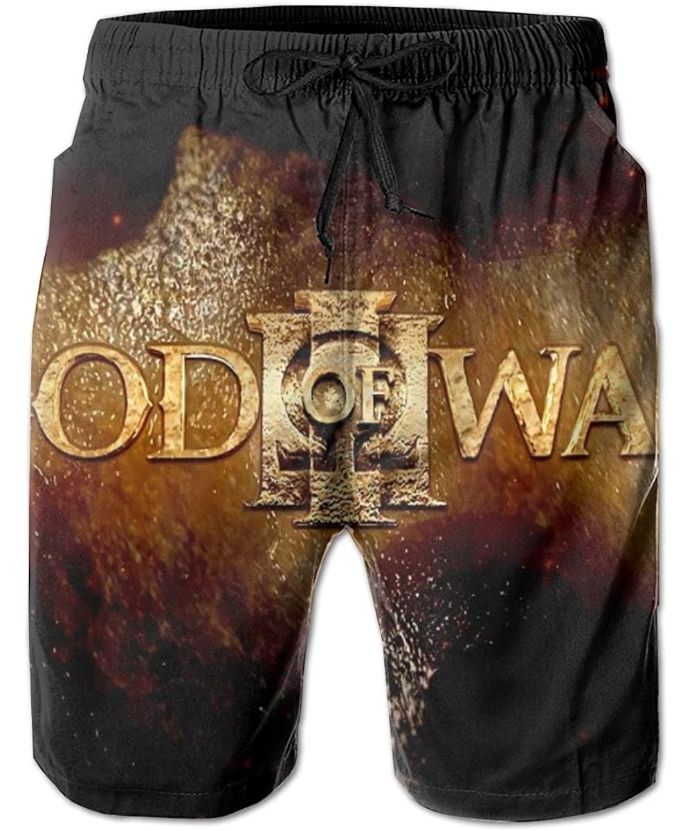 Board Shorts God of War Teen Boys Swim Trunks Summer Quick Dry Beach Shorts- Running Shorts - God of War6 - CW19CK0NO40