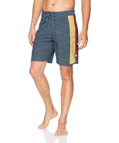 Board Shorts Men's Mirage Rivies Boardshort - Navy/Navy - C218906XYK2