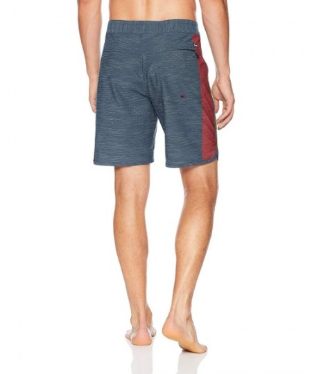 Board Shorts Men's Mirage Rivies Boardshort - Navy/Navy - C218906XYK2