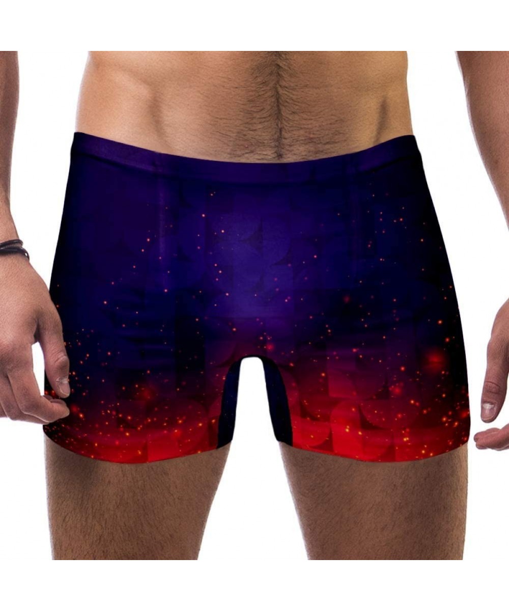 Racing Mens Abstract Design Swimsuits Swim Trunks Shorts Athletic Swimwear Boxer Briefs Boardshorts - CC19E4NZAT6