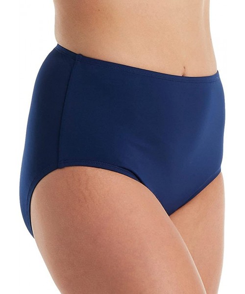 Bottoms Women's Solid Comfort Core Bikini Bottom - Nocturne Blue - CF12MOV1CR9