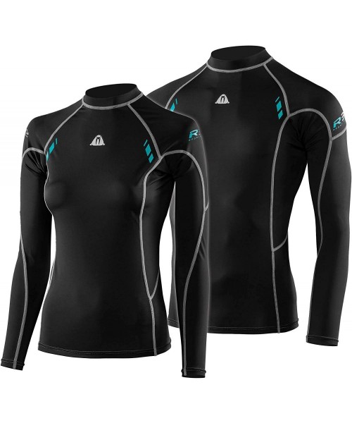 Rash Guards Waterproof Mens R30 Long Sleeve Rash Guard - C218UGLOHCA