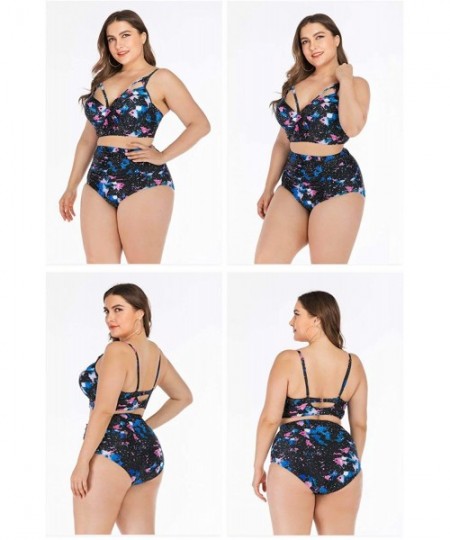 Sets 2020 Latest 36 Models Women's Plus Size Swimsuit Two Pieces Sexy Bikini Bathing Suit Swimwear Set - Lmyy-anh-6645 - C119...