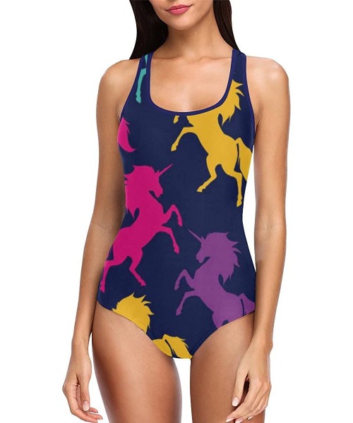 One-Pieces Cartoon Animal Pattern One Piece Swimsuit Swimwear Bathing Suit for Women Juniors (XS-3XL) - Multi 9 - CV18EOY33DU