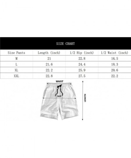 Trunks Il Volo Men's Summer Quick-Drying Fashion Full Width Double-Sided Printing Personality Swimming Pants - White - C519E9...