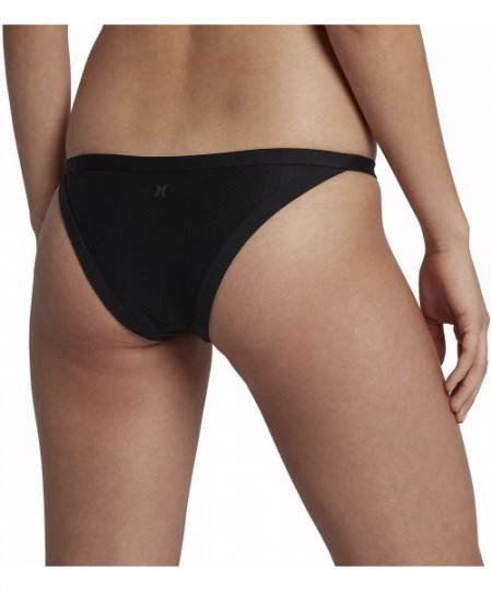 Bottoms Women's Mesh Cheeky Quick Dry Mesh Cheeky - Black - C4189QOG4AN