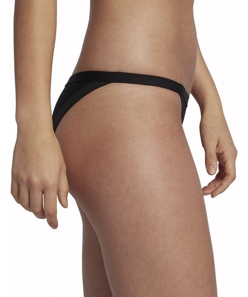 Bottoms Women's Mesh Cheeky Quick Dry Mesh Cheeky - Black - C4189QOG4AN