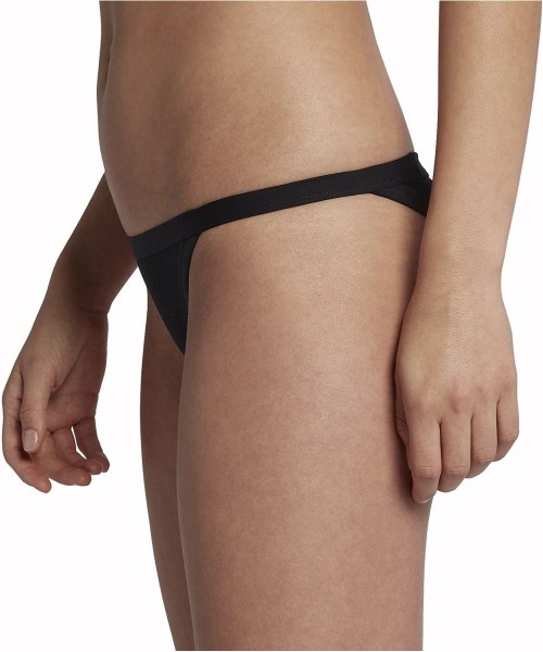 Bottoms Women's Mesh Cheeky Quick Dry Mesh Cheeky - Black - C4189QOG4AN