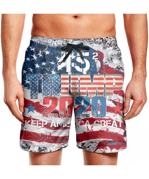 Board Shorts Pro-Life-Pro-God-Pro-Gun-Pro-Trump- Mens's Bathing Suits Quick Dry Vacation Sports Shorts - Trump 45 Squared-1 -...