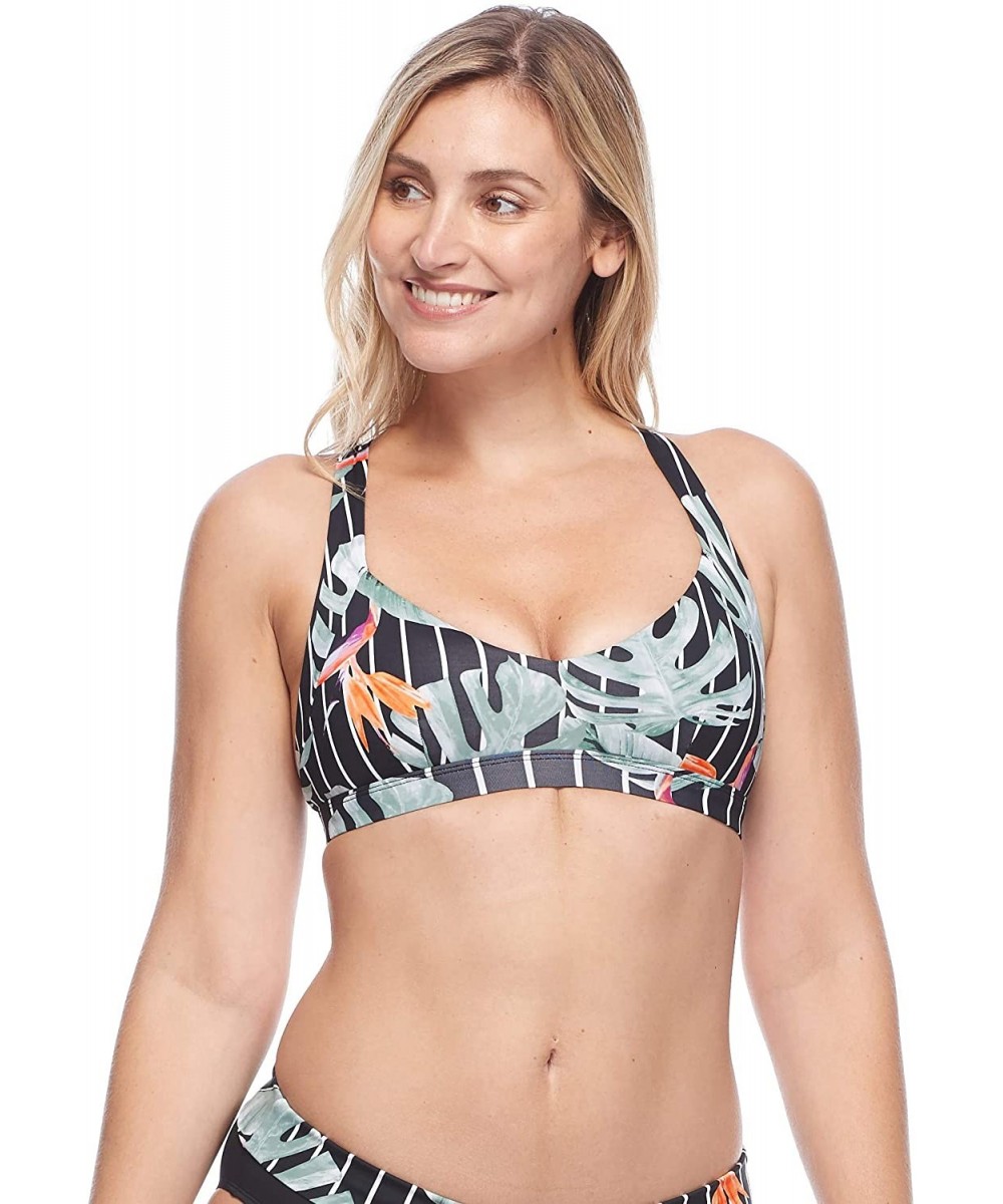 Sets Women's Tobia Wide Band Triangle Bikini Top Swimsuit - Tokelau Floral Print - CF18Z05984N