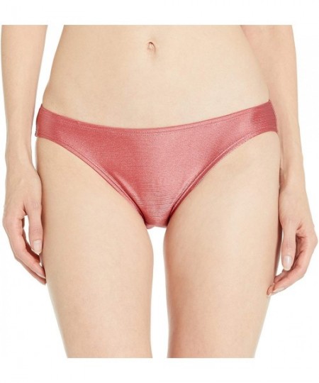 Bottoms Women's Classic Basic Bikini Swim Bottom - Pink - C718ZQ0QE6H