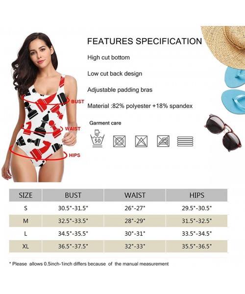 Racing Women's Ladies Bikini Sets Beach Swimwear Bathing Suit(Cherry Pies Pink) - Chess Pattern - C118ZZ03A4S